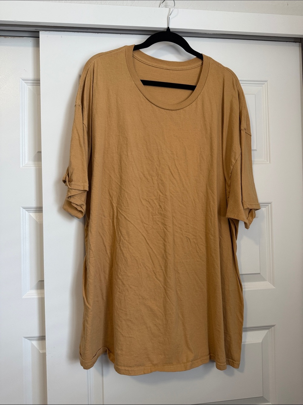 Classic Oversized Tee in Camel